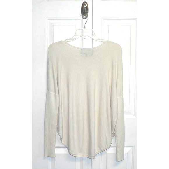 Line Knitwear Women's Touch of Silk Lightweight Pullover Sweater in Ivory Medium - Picture 3 of 3